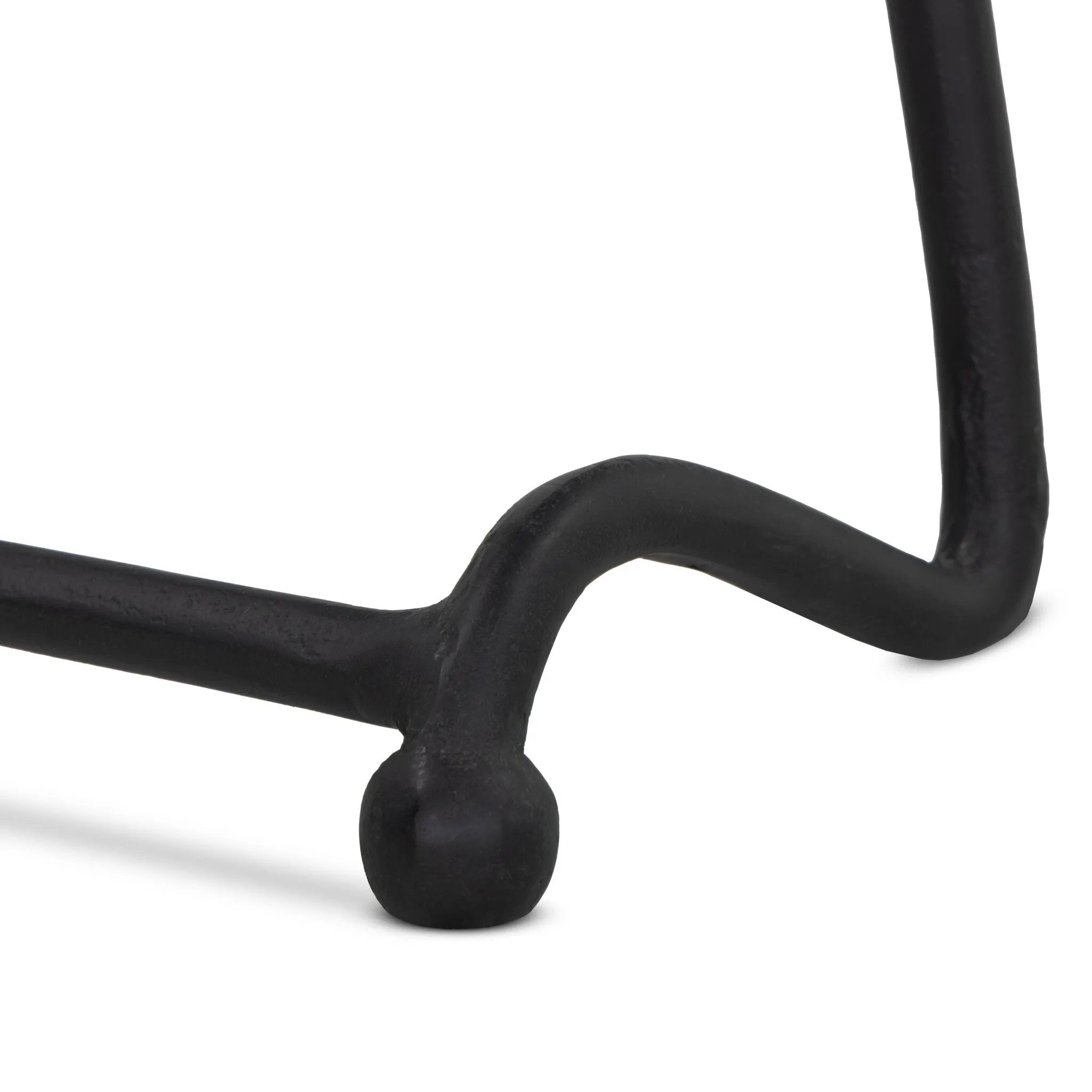 French Deco serves as the inspiration for this outdoor end table, with a C-shape style silhouette for flexible use. The fully cast aluminum shape features a curvy frame and organic-shaped top, with plenty of added visual depth in the finish. Cover or store inside during inclement weather and when not in use. Amethyst Home provides interior design, new home construction design consulting, vintage area rugs, and lighting in the Laguna Beach metro area.