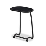 French Deco serves as the inspiration for this outdoor end table, with a C-shape style silhouette for flexible use. The fully cast aluminum shape features a curvy frame and organic-shaped top, with plenty of added visual depth in the finish. Cover or store inside during inclement weather and when not in use. Amethyst Home provides interior design, new home construction design consulting, vintage area rugs, and lighting in the San Diego metro area.