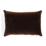 Featuring Bridger Monte Chocolate Pillow by Four Hands at Amethyst Home. Thick and reminiscent of a mohair style texture, the Bridger Monte Chocolate Pillow is an Amethyst fave.  Crafted from saturated solid wool velvet, a deep brown pillow offers a sustainable alternative to mohair. A clean-lined design with knife edges and a hidden zipper.Choose Your Opt. Amethyst Home provides interior design, new home construction design consulting, vintage area rugs, and lighting in the Alpharetta metro area.