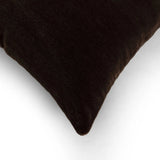 Featuring Bridger Monte Chocolate Pillow by Four Hands at Amethyst Home. Thick and reminiscent of a mohair style texture, the Bridger Monte Chocolate Pillow is an Amethyst fave.  Crafted from saturated solid wool velvet, a deep brown pillow offers a sustainable alternative to mohair. A clean-lined design with knife edges and a hidden zipper.Choose Your Options1. Amethyst Home provides interior design, new home construction design consulting, vintage area rugs, and lighting in the Omaha metro area.