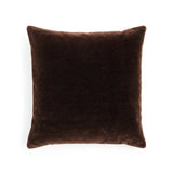 Featuring Bridger Monte Chocolate Pillow by Four Hands at Amethyst Home. Thick and reminiscent of a mohair style texture, the Bridger Monte Chocolate Pillow is an Amethyst fave.  Crafted from saturated solid wool velvet, a deep brown pillow offers a sustainable alternative to mohair. A clean-lined design with knife edges and a hidden zipper.Choose Your Opti. Amethyst Home provides interior design, new home construction design consulting, vintage area rugs, and lighting in the Park City metro area.
