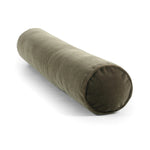 Featuring Bridger Monte Olive Bolster Pillow by Four Hands at Amethyst Home. A long, olive-colored bolster pillow elevates beds and sofas in an instant. Crafted from saturated wool velvet, for a sustainable alternative to mohair, with a hidden zipper for a smooth silhouette.Overall Dimensions: 48.00"w x 8.00"d x 8.00"hWeight : 5.51 lbsMaterials : 50% Vi. Amethyst Home provides interior design, new home construction design consulting, vintage area rugs, and lighting in the Newport Beach metro area.