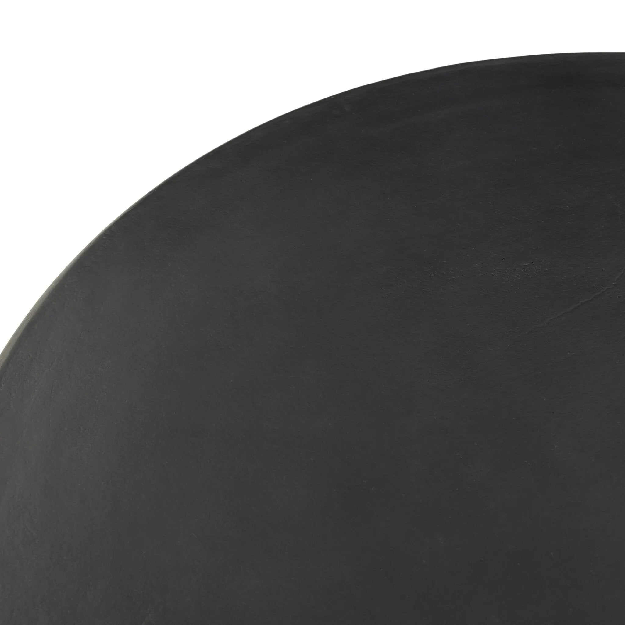 The simple pedestal shape gets extra character with subtle sculptural shaping around the base of this distressed bronze outdoor table. Cover or store inside during inclement weather and when not in use.As fans of luxe materials at Amethyst, we love the warm modern inspired Brixton Outdoor Round Dining Table 42". Amethyst Home provides interior design, new home construction design consulting, vintage area rugs, and lighting in the Los Angeles metro area.