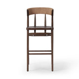 Featuring Buxton Natural Paper Rush Bar + Counter Stool by Four Hands at Amethyst Home. A solid oak counter stool defined by tapered legs and framing gives an updated look to the classic whistler chair. Finished with a paper rush wrapped detail on the back.BarOverall Dimensions: 19.25"w x 22.25"d x 42.75"hWeight: 23.70 lbsCounterOverall Dimensions: 19.50"w x 2. Amethyst Home provides interior design, new home construction design consulting, vintage area rugs, and lighting in the Boston metro area.