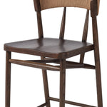 Featuring Buxton Natural Paper Rush Bar + Counter Stool by Four Hands at Amethyst Home. A solid oak counter stool defined by tapered legs and framing gives an updated look to the classic whistler chair. Finished with a paper rush wrapped detail on the back.BarOverall Dimensions: 19.25"w x 22.25"d x 42.75"hWeight: 23.70 lbsCounterOverall Dimensions: 19.50"w x 22. Amethyst Home provides interior design, new home construction design consulting, vintage area rugs, and lighting in the Miami metro area.
