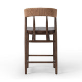 Featuring Buxton Natural Paper Rush Bar + Counter Stool by Four Hands at Amethyst Home. A solid oak counter stool defined by tapered legs and framing gives an updated look to the classic whistler chair. Finished with a paper rush wrapped detail on the back.BarOverall Dimensions: 19.25"w x 22.25"d x 42.75"hWeight: 23.70 lbsCounterOverall Dimensions: 19.50"w x. Amethyst Home provides interior design, new home construction design consulting, vintage area rugs, and lighting in the Monterey metro area.