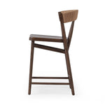 Featuring Buxton Natural Paper Rush Bar + Counter Stool by Four Hands at Amethyst Home. A solid oak counter stool defined by tapered legs and framing gives an updated look to the classic whistler chair. Finished with a paper rush wrapped detail on the back.BarOverall Dimensions: 19.25"w x 22.25"d x 42.75"hWeight: 23.70 lbsCounterOverall Dimensions: 19.50"w. Amethyst Home provides interior design, new home construction design consulting, vintage area rugs, and lighting in the Scottsdale metro area.