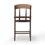 Featuring Buxton Natural Paper Rush Bar + Counter Stool by Four Hands at Amethyst Home. A solid oak counter stool defined by tapered legs and framing gives an updated look to the classic whistler chair. Finished with a paper rush wrapped detail on the back.BarOverall Dimensions: 19.25"w x 22.25"d x 42.75"hWeight: 23.70 lbsCounterOverall Dimensions: 19.5. Amethyst Home provides interior design, new home construction design consulting, vintage area rugs, and lighting in the Winter Garden metro area.
