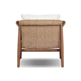 Featuring Cambrie Arashi Salt Outdoor Chair by Four Hands at Amethyst Home. Bring home vintage inspiration. The sling shape of this outdoor chair features a reimagined bucket seat in woven faux hyacinth, finished with rounded tapered legs that mirror the shape of the frame. Cover or store indoors during inclement weather and when not in use. Overall Dimensio. Amethyst Home provides interior design, new home construction design consulting, vintage area rugs, and lighting in the Monterey metro area.