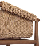 Featuring Cambrie Arashi Salt Outdoor Dining Chair by Four Hands at Amethyst Home. Bring home vintage inspiration. The sling shape of this outdoor dining chair features a reimagined bucket seat in woven faux hyacinth, finished with rounded tapered legs that mirror the shape of the frame. Cover or store indoors during inclement weather and when not in use. Ov. Amethyst Home provides interior design, new home construction design consulting, vintage area rugs, and lighting in the Monterey metro area.