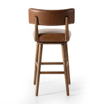 Featuring Cardell Sonoma Chestnut Swivel Bar + Counter Stool by Four Hands at Amethyst Home. This reimagined classic pairs a barrel back frame of solid nettlewood with top-grain leather in a rich chestnut. A 180-degree swivel with return memory tops off the piece with fresh functionality.BarOverall Dimensions: 21.50"w x 22.25"d x 42.50"hWeight: 24.25 lbsCo. Amethyst Home provides interior design, new home construction design consulting, vintage area rugs, and lighting in the Scottsdale metro area.