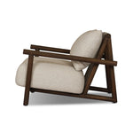 Featuring Cardiff Faye Sand Outdoor Chair by Four Hands at Amethyst Home. Angular FSC®-certified teak framing paired with softened dowel edges crafts a bench-made, transitional outdoor chair. Strap detailing supports the loose, knife-edge back cushion, complemented by a heavy fixed seat cushion — adding a touch of weight to the airy design. Cover or store . Amethyst Home provides interior design, new home construction design consulting, vintage area rugs, and lighting in the Scottsdale metro area.