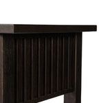 Elevate your workspace with an oak desk inspired by traditional Japanese tansu cabinets Amethyst Home provides interior design, new home construction design consulting, vintage area rugs, and lighting in the Seattle metro area.