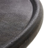 Featuring Cary Distressed Bronze Coffee Table by Four Hands at Amethyst Home. A round, three-legged coffee table of cast aluminum is finished in a beautiful distressed bronze. The result: a luxe take on industrial that moves between spaces and styles with ease.Overall Dimensions: 50.00"w x 50.00"d x 15.75"hWeight : 132.54 lbsMaterials: Aluminum. Amethyst Home provides interior design, new home construction design consulting, vintage area rugs, and lighting in the Alpharetta metro area.