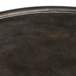 Featuring Cary Distressed Bronze Coffee Table by Four Hands at Amethyst Home. A round, three-legged coffee table of cast aluminum is finished in a beautiful distressed bronze. The result: a luxe take on industrial that moves between spaces and styles with ease.Overall Dimensions: 50.00"w x 50.00"d x 15.75"hWeight : 132.54 lbsMaterials: Aluminum. Amethyst Home provides interior design, new home construction design consulting, vintage area rugs, and lighting in the Nashville metro area.