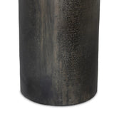 Featuring Cary Distressed Bronze Coffee Table by Four Hands at Amethyst Home. A round, three-legged coffee table of cast aluminum is finished in a beautiful distressed bronze. The result: a luxe take on industrial that moves between spaces and styles with ease.Overall Dimensions: 50.00"w x 50.00"d x 15.75"hWeight : 132.54 lbsMaterials: Aluminum. Amethyst Home provides interior design, new home construction design consulting, vintage area rugs, and lighting in the Omaha metro area.