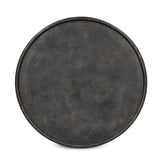 Featuring Cary Distressed Bronze Coffee Table by Four Hands at Amethyst Home. A round, three-legged coffee table of cast aluminum is finished in a beautiful distressed bronze. The result: a luxe take on industrial that moves between spaces and styles with ease.Overall Dimensions: 50.00"w x 50.00"d x 15.75"hWeight : 132.54 lbsMaterials: Aluminum. Amethyst Home provides interior design, new home construction design consulting, vintage area rugs, and lighting in the Scottsdale metro area.