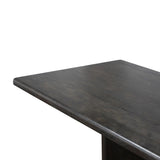 Featuring Castro Dark Espresso Reclaimed French Oak Dining Table 118" by Four Hands at Amethyst Home. Designed in partnership with longtime Four Hands collaborator Thomas Bina and Brazilian designer Ronald Sasson, a grand-scale dining table is made from solid reclaimed French oak finished in a deep espresso. Rounded edges add a softer, fluid look. Seats 12.Over. Amethyst Home provides interior design, new home construction design consulting, vintage area rugs, and lighting in the Tampa metro area.