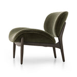 Featuring Celine Monte Olive Chair by Four Hands at Amethyst Home. This perfect accent chair, designed for unwinding. Upholstered in a velvety olive chenille made from recycled materials, with wide proportions and cozy curves and cushioning. Slim, tapered wooden legs balance the look.Overall Dimensions: 29.00"w x 33.50"d x 29.00"hWeight : 32.41 lbsMateria. Amethyst Home provides interior design, new home construction design consulting, vintage area rugs, and lighting in the Kansas City metro area.