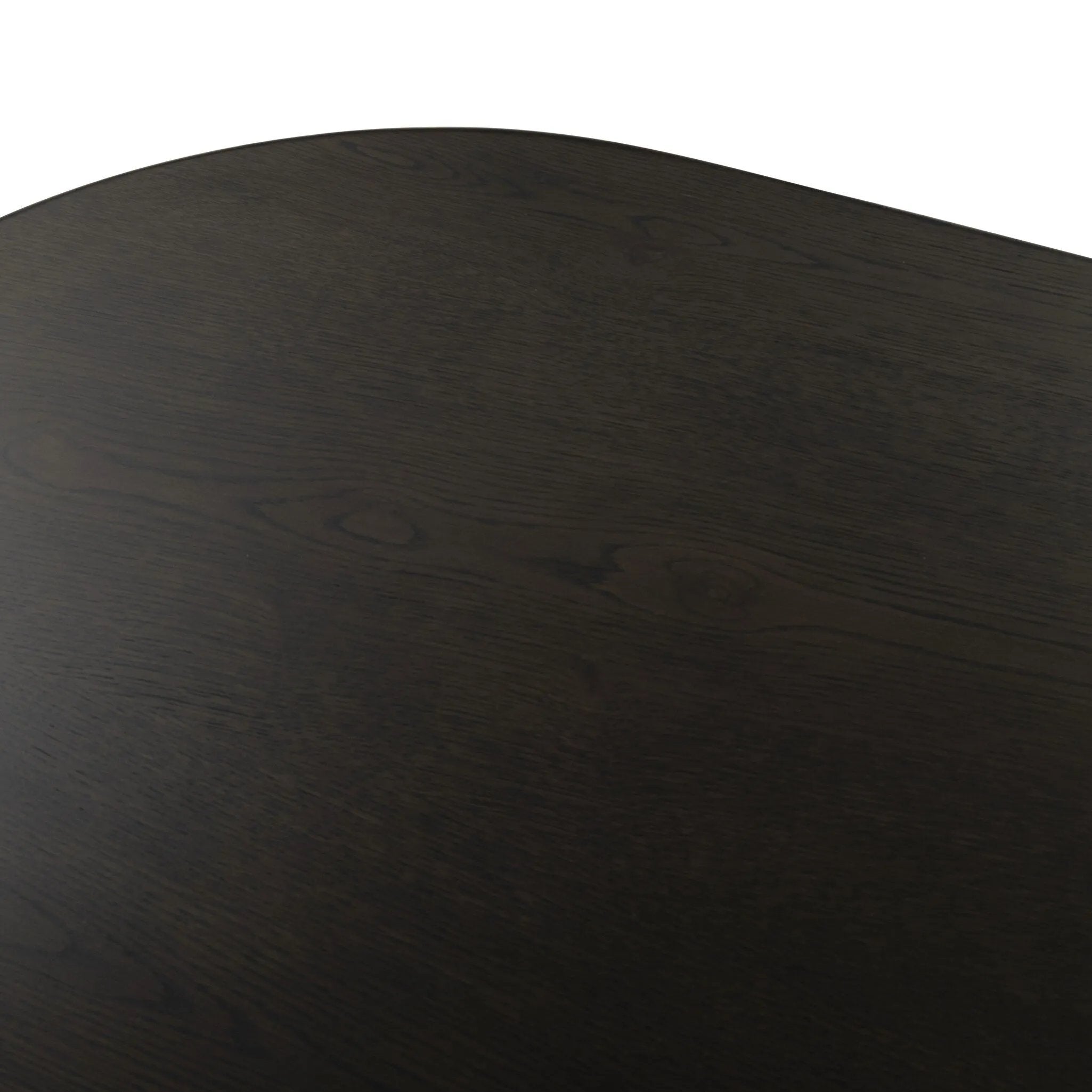 Finished in a rich espresso, a mix of solid oak and oak veneers fashion a trestle-style base with tapered column legs and step detailing, for a traditional look.As fans of natural design at Amethyst, we love the nature inspired Chamberlain Dining Table - Espresso Oak Veneer. Amethyst Home provides interior design, new home construction design consulting, vintage area rugs, and lighting in the Des Moines metro area.