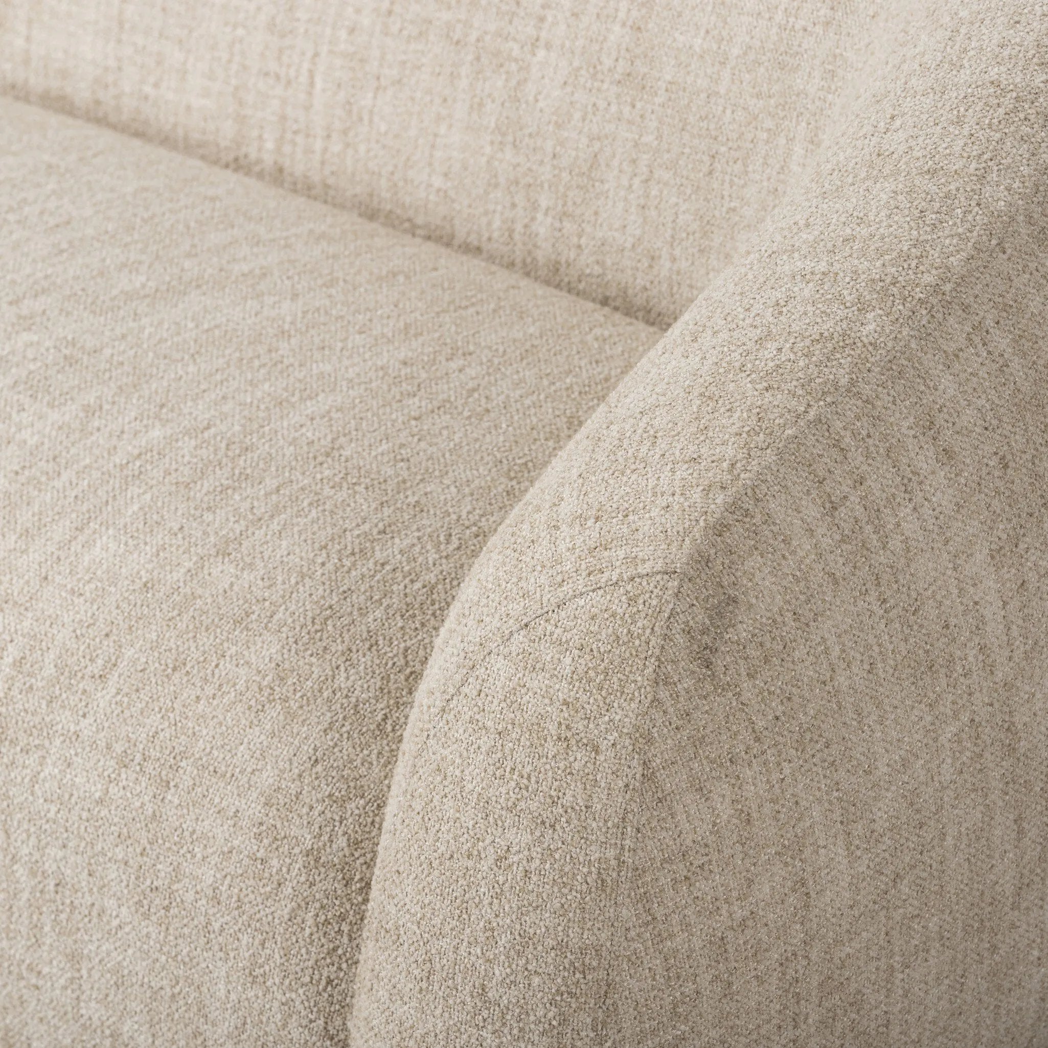 Featuring Channing Yuma Cream Sofa by Four Hands at Amethyst Home. This 100-inch Channing Yuma Cream sofa offers luxurious comfort and elegant style to any living space. With its high-quality construction and soft, neutral fabric, this sofa is the perfect addition to your home. Enjoy the benefits of expert craftsmanship and timeless design with this beauti. Amethyst Home provides interior design, new home construction design consulting, vintage area rugs, and lighting in the Alpharetta metro area.