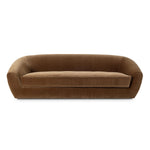 Inspired by French modernism, this dramatic sofa is defined by exaggerated curves, tapered arms and oversized welt detailing along the bench cushion for a tailored look. Performance fabrics are specially created to withstand spills, stains, high traffic and wear, ensuring long-term comfort and unmatched durability. Amethyst Home provides interior design, new home construction design consulting, vintage area rugs, and lighting in the Laguna Beach metro area.