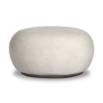 Simple, inflated shaping gets a textural upgrade on this outdoor ottoman, with boucle fabric all over on top of a pedestal base. Cover or store inside during inclement weather and when not in use.As lovers of clean aesthetics at Amethyst, we love the optimistic inspired Chip Outdoor Ottoman - Jasper Natural. Amethyst Home provides interior design, new home construction design consulting, vintage area rugs, and lighting in the Kansas City metro area.