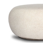 Simple, inflated shaping gets a textural upgrade on this outdoor ottoman, with boucle fabric all over on top of a pedestal base. Cover or store inside during inclement weather and when not in use.As lovers of clean aesthetics at Amethyst, we love the optimistic inspired Chip Outdoor Ottoman - Jasper Natural. Amethyst Home provides interior design, new home construction design consulting, vintage area rugs, and lighting in the Omaha metro area.