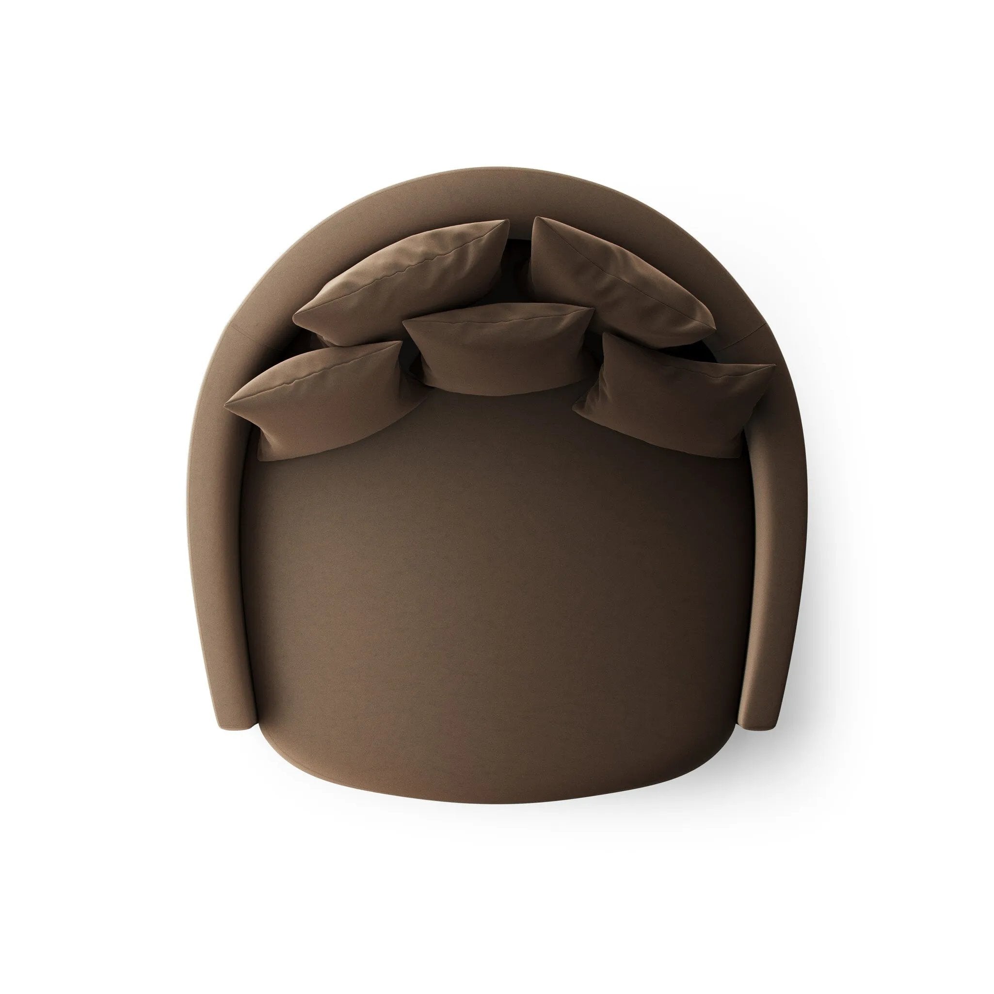 Roomy style. Rich, chocolate high-performance fabric covers a dramatic U shape for a spacious, sink-in sit. Throw pillows make this your go-to lounger for movie nights. Performance fabrics are specially created to withstand spills, stains, high traffic and wear, ensuring long-term comfort and unmatched durability Amethyst Home provides interior design, new home construction design consulting, vintage area rugs, and lighting in the Kansas City metro area.