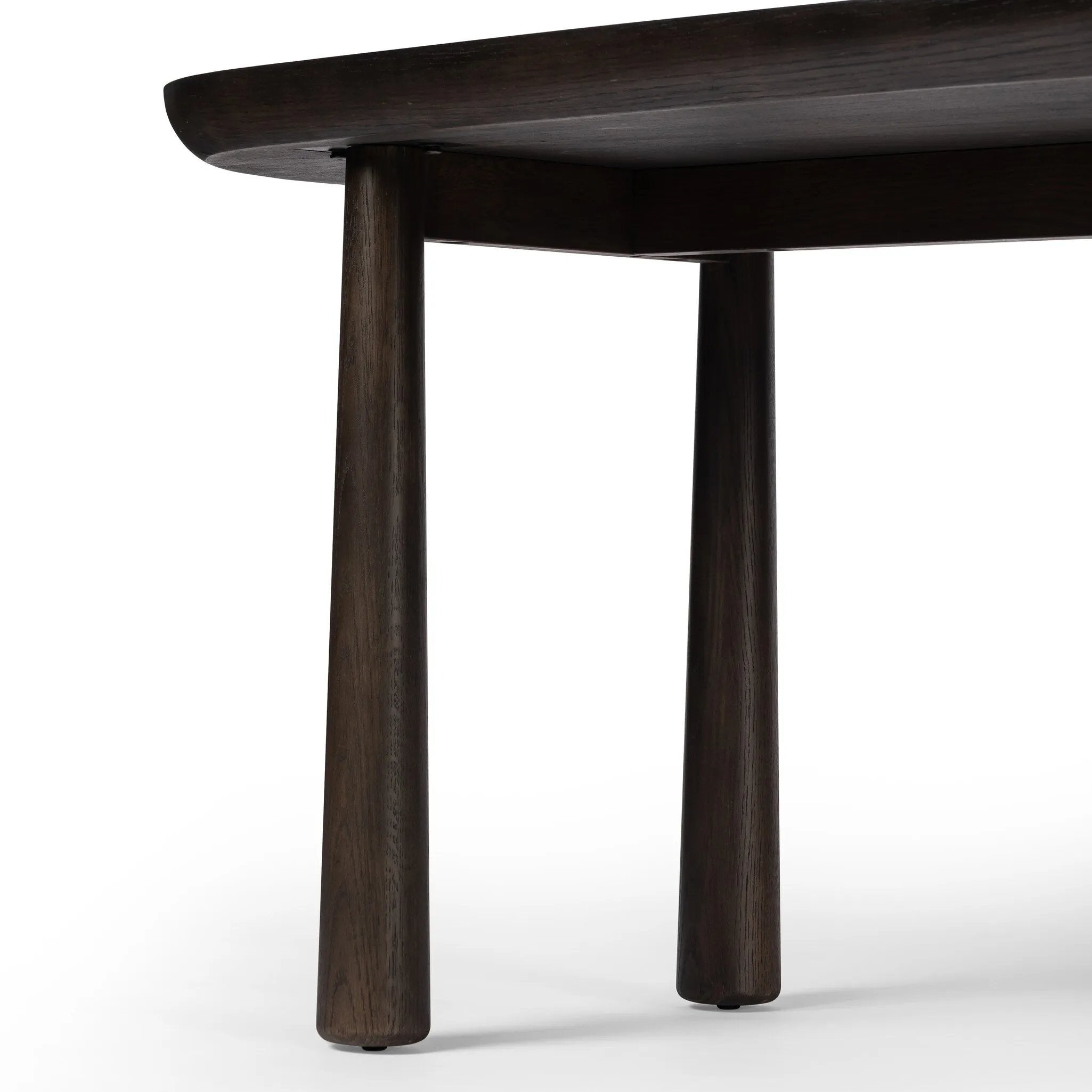 Featuring Clara Sienna Brown Oak Desk by Four Hands at Amethyst Home. A smoothly shaped desk of brown oak veneer stands on tapered, cylindrical legs, meeting clean lines with an organic aesthetic.
Overall Dimensions: 33.5" L x 79.75 " W x 30.0" H
Materials: Solid Oak, Oak Veneer, Poplar Eucalyptus PlywoodWeight: 106.92 lbs. Amethyst Home provides interior design, new home construction design consulting, vintage area rugs, and lighting in the Calabasas metro area.