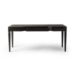 Featuring Claude Distressed Black Oak Veneer Desk by Four Hands at Amethyst Home. This refreshed directoire-style desk pairs a 100% top-grain leather inset top with a unique reverse breakfront and recessed center drawer. Finished in distressed black oak, it offers the workspace a classic yet updated feel.
Overall Dimensions: 28.0" L x 68.0 " W x 30.0" . Amethyst Home provides interior design, new home construction design consulting, vintage area rugs, and lighting in the Salt Lake City metro area.