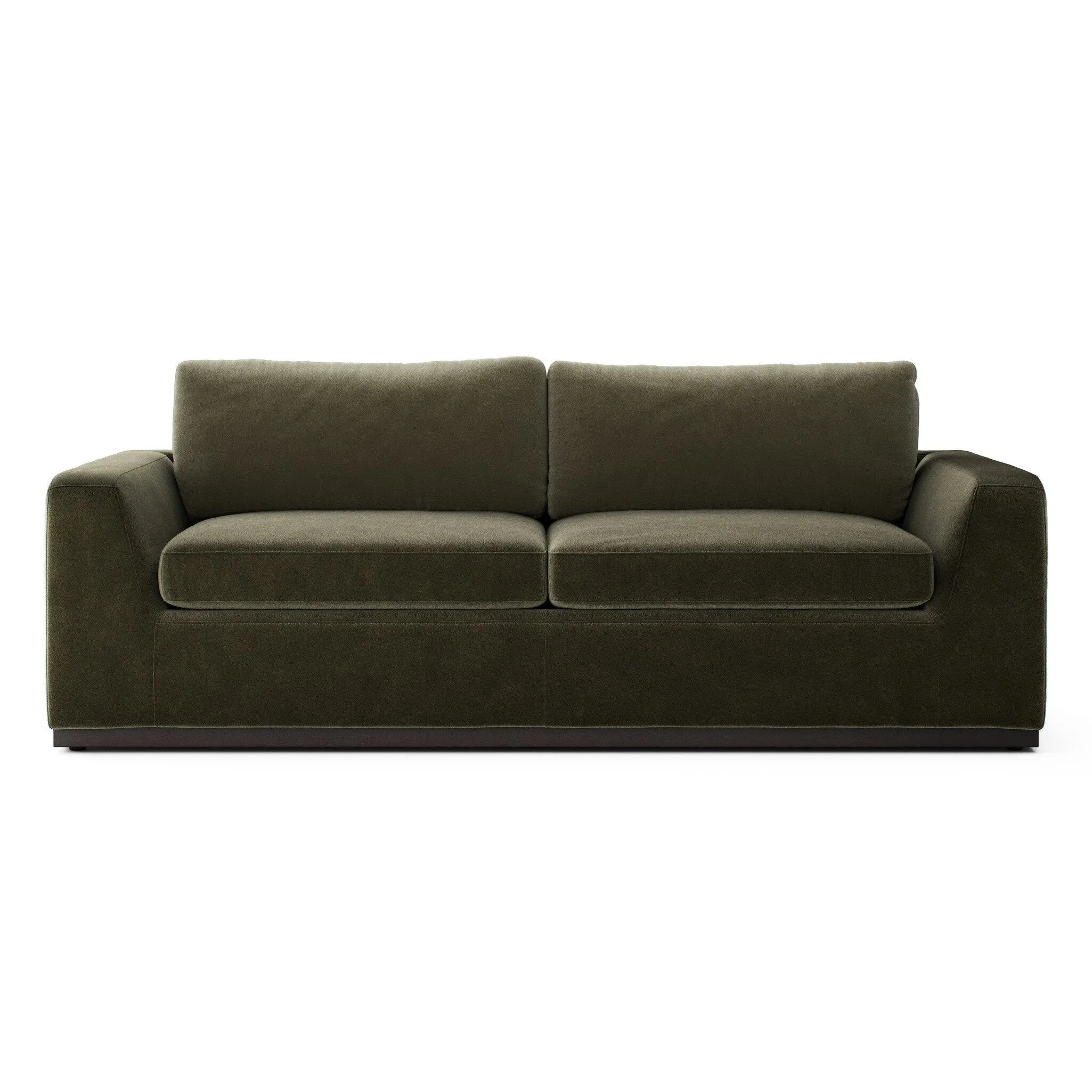 A simply styled sofa with a convenient queen-size pullout bed for guests. Due to the customized nature of made-to-order pieces, no cancellations or returns are accepted Amethyst Home provides interior design, new home construction design consulting, vintage area rugs, and lighting in the Tampa metro area.