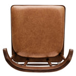 Featuring Colter Chaps Saddle Dining Chair by Four Hands at Amethyst Home. Made from solid ash with a vintage finish, this versatile dining chair pairs an airy back with tapered spindles, for a simple, inviting look. Fixed upholstered seat of top-grain leather adds a fresh, comfortable touch.Overall Dimensions: 20.50"w x 23.25"d x 31.25"hWeight : 13.01 lbsMa. Amethyst Home provides interior design, new home construction design consulting, vintage area rugs, and lighting in the Monterey metro area.