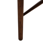 Featuring Colter Chaps Saddle Dining Chair by Four Hands at Amethyst Home. Made from solid ash with a vintage finish, this versatile dining chair pairs an airy back with tapered spindles, for a simple, inviting look. Fixed upholstered seat of top-grain leather adds a fresh, comfortable touch.Overall Dimensions: 20.50"w x 23.25"d x 31.25"hWeight : 13.01 lbsM. Amethyst Home provides interior design, new home construction design consulting, vintage area rugs, and lighting in the Nashville metro area.