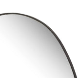 Make your space stand out with a "goes anywhere" wall mirror of soft, fluid lines and asymmetrical shaping. Framed in gunmetal-finished iron, style this mirror in the living room, bedroom or entryway to bring your whole look together Amethyst Home provides interior design, new home construction design consulting, vintage area rugs, and lighting in the Calabasas metro area.