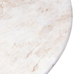 Soft curves define this classic pedestal-style outdoor coffee table. Cast concrete is finished with a natural water transfer finish meant to mimic natural veined marble. Cover or store inside during inclement weather and when not in use. Amethyst Home provides interior design, new home construction design consulting, vintage area rugs, and lighting in the Calabasas metro area.