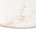 Soft curves define this classic pedestal-style outdoor coffee table. Cast concrete is finished with a natural water transfer finish meant to mimic natural veined marble. Cover or store inside during inclement weather and when not in use. Amethyst Home provides interior design, new home construction design consulting, vintage area rugs, and lighting in the Houston metro area.