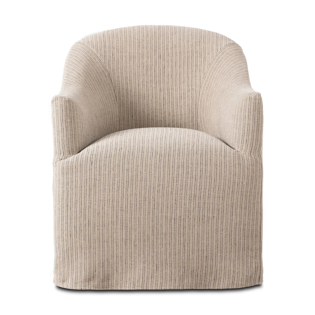 Cove Laine Navy Dining Chair With Casters | shipping 11/15/2025