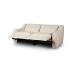Featuring Crawford Antigo Natural Power Recliner 2-Piece Sectional Sofa by Four Hands at Amethyst Home. A fresh take on the classic recliner. Customize your comfort level with the push of hidden buttons with pieces in our Power Motion collection. Sculpted in light, versatile high-performance fabric. Performance fabrics are specially created to withstan. Amethyst Home provides interior design, new home construction design consulting, vintage area rugs, and lighting in the Salt Lake City metro area.