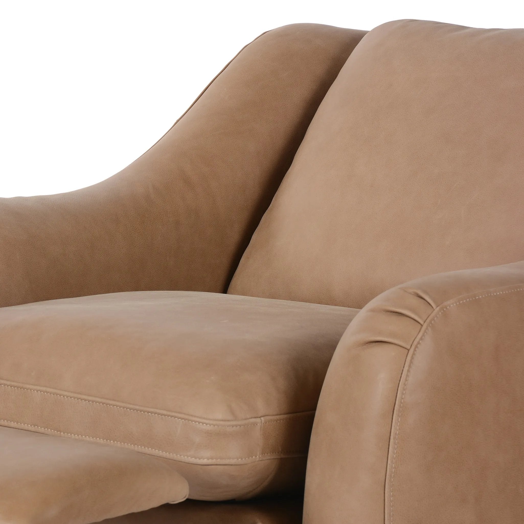 A modern take on the classic recliner. Customize your comfort level with the push of hidden buttons with pieces in our Power Motion collection. Made from caramel top-grain leather, with fiber-and-feather blend cushions plus web suspension for a plush, sink-in experience. A deployable footrest meets luxury with comfort Amethyst Home provides interior design, new home construction design consulting, vintage area rugs, and lighting in the Nashville metro area.