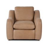 A modern take on the classic recliner. Customize your comfort level with the push of hidden buttons with pieces in our Power Motion collection. Made from caramel top-grain leather, with fiber-and-feather blend cushions plus web suspension for a plush, sink-in experience. A deployable footrest meets luxury with comfort Amethyst Home provides interior design, new home construction design consulting, vintage area rugs, and lighting in the Tampa metro area.