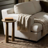 Featuring Crispin Crypton Nomad Snow 3Pc Sectional by Four Hands at Amethyst Home. Modern shaping meets sink-in comfort for a piece that invites you and your guests to stay a little longer. The wide arms, slightly angled back and rectilinear edges on this three-piece sectional are softened with T-shaped cushions and an exaggerated bench-style seating i. Amethyst Home provides interior design, new home construction design consulting, vintage area rugs, and lighting in the Salt Lake City metro area.