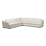 Featuring Crispin Crypton Nomad Snow 3Pc Sectional by Four Hands at Amethyst Home. Modern shaping meets sink-in comfort for a piece that invites you and your guests to stay a little longer. The wide arms, slightly angled back and rectilinear edges on this three-piece sectional are softened with T-shaped cushions and an exaggerated bench-style seating in soft fo. Amethyst Home provides interior design, new home construction design consulting, vintage area rugs, and lighting in the Tampa metro area.