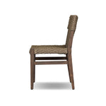 Add texture to your outdoor space with a Nordic-inspired dining chair. A subtle sling seat of all-weather wicker crafts a chunky weave, all framed out by FSC®-certified teak. Cover or store indoors during inclement weather and when not in use Amethyst Home provides interior design, new home construction design consulting, vintage area rugs, and lighting in the Calabasas metro area.