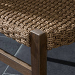 Add texture to your outdoor space with a Nordic-inspired dining chair. A subtle sling seat of all-weather wicker crafts a chunky weave, all framed out by FSC®-certified teak. Cover or store indoors during inclement weather and when not in use Amethyst Home provides interior design, new home construction design consulting, vintage area rugs, and lighting in the Kansas City metro area.