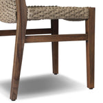 Add texture to your outdoor space with a Nordic-inspired dining chair. A subtle sling seat of all-weather wicker crafts a chunky weave, all framed out by FSC®-certified teak. Cover or store indoors during inclement weather and when not in use Amethyst Home provides interior design, new home construction design consulting, vintage area rugs, and lighting in the Newport Beach metro area.