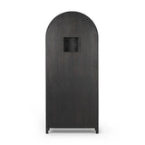 Featuring Darts Tonal Dartboard Cabinet by Four Hands at Amethyst Home. Sleek and full of surprises. This arched cabinet features lockable top doors that open to reveal a regulation size, mounting height sisal dart board, surrounded by cork backing. A full set of tungsten darts comes in an enclosed drawer, with a built-in chalk scoreboard and ample bar stor. Amethyst Home provides interior design, new home construction design consulting, vintage area rugs, and lighting in the Charlotte metro area.