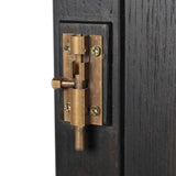Featuring Darts Tonal Dartboard Cabinet by Four Hands at Amethyst Home. Sleek and full of surprises. This arched cabinet features lockable top doors that open to reveal a regulation size, mounting height sisal dart board, surrounded by cork backing. A full set of tungsten darts comes in an enclosed drawer, with a built-in chalk scoreboard and ample bar sto. Amethyst Home provides interior design, new home construction design consulting, vintage area rugs, and lighting in the Des Moines metro area.