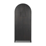 Featuring Darts Tonal Dartboard Cabinet by Four Hands at Amethyst Home. Sleek and full of surprises. This arched cabinet features lockable top doors that open to reveal a regulation size, mounting height sisal dart board, surrounded by cork backing. A full set of tungsten darts comes in an enclosed drawer, with a built-in chalk scoreboard and ample bar s. Amethyst Home provides interior design, new home construction design consulting, vintage area rugs, and lighting in the Laguna Beach metro area.