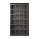 Featuring Dawes Smoked Black Oak Cabinet by Four Hands at Amethyst Home. Work the timeless charm of a vintage find into your collection. Smoked black oak cabinetry features softened mullions and rounded glass panels, with aged bronze barrel hinges and finial detailing. Generous storage and display options empower you to create a space that tells your story.O. Amethyst Home provides interior design, new home construction design consulting, vintage area rugs, and lighting in the Portland metro area.